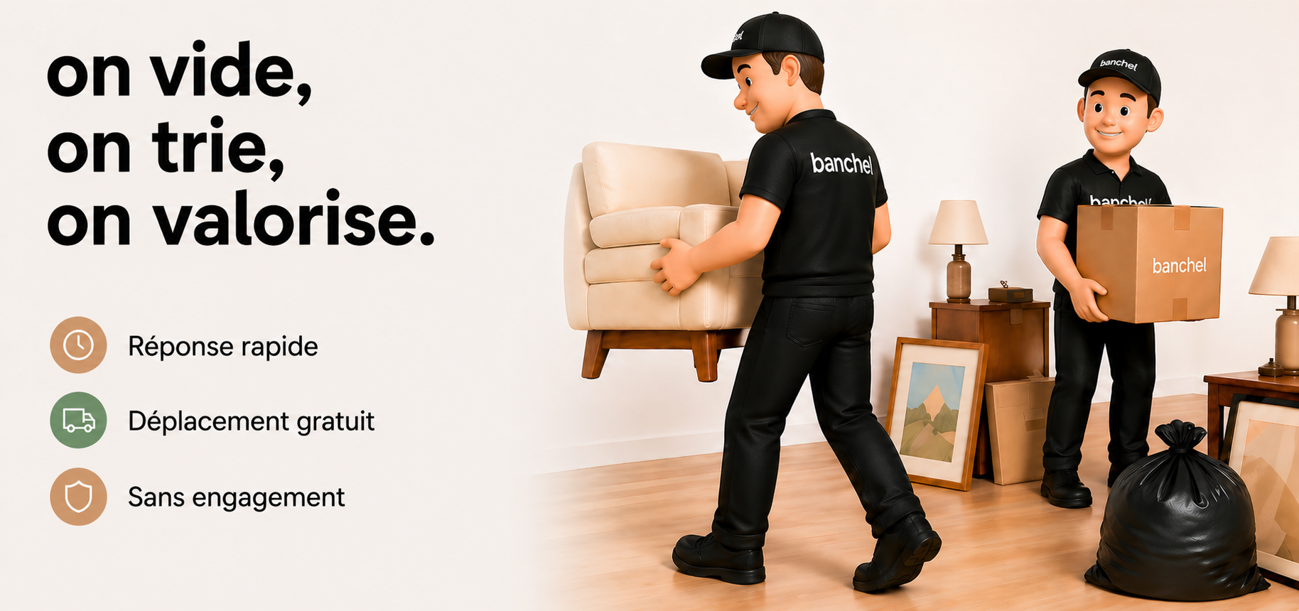 On vide, on trie, on valorise - Équipe Banchel